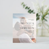 Modernes Duo 2 Foto Hochzeit (Stehend Vorderseite)