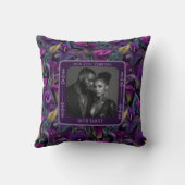 Modernes, durchdachtes 15. Jubiläum-Kissen Kissen (Rückseite)