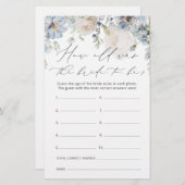 Modernes Dusty Blau wie alt war die Braut zu spiel (Vorne/Hinten)