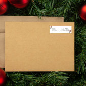 Modernes Dusty Rose Summer Blush Wedding Label