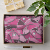 Modernes, dynamisches Abstraktes Fraktal Seidenpapier (Geschenk)