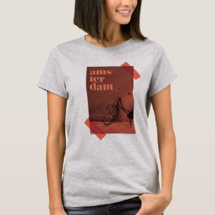 Modernes, dynamisches Grafikdesign - Amsterdam Cul T-Shirt