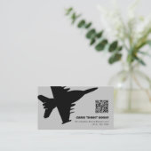 Modernes EA-18G Growler Fighter Jet Visitenkarte (Stehend Vorderseite)