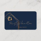 modernes echtes Anwesen berufliches Immobilien-Fot Visitenkarte (Vorderseite)