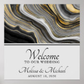 Modernes Edelstein-Edelstein-Abstrakte Poster (Vorne)