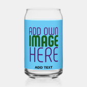 MODERNES EDITABLE SWAG SKY BLAUE BILD TEMPLATE DOSENGLAS (Rückseite)