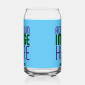 MODERNES EDITABLE SWAG SKY BLAUE BILD TEMPLATE DOSENGLAS (Rechts)