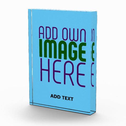 MODERNES EDITABLE SWAG SKY BLAUE BILD TEMPLATE FOTOBLOCK (Rechts)