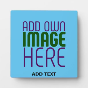 MODERNES EDITABLE SWAG SKY BLAUE BILD TEMPLATE FOTOPLATTE