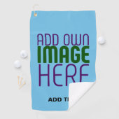 MODERNES EDITABLE SWAG SKY BLAUE BILD TEMPLATE GOLFHANDTUCH (Insitu)