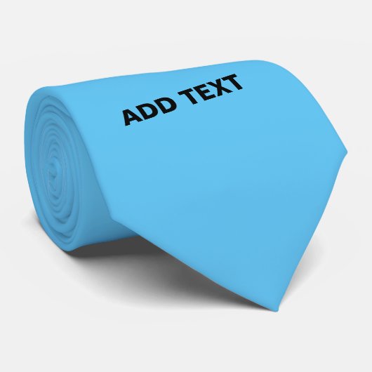 MODERNES EDITABLE SWAG SKY BLAUE BILD TEMPLATE KRAWATTE (Gerollt)