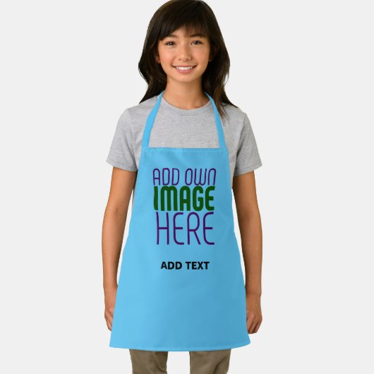 MODERNES EDITABLE SWAG SKY BLAUE BILD TEMPLATE SCHÜRZE (Insitu)