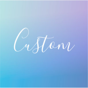 Modernes Editierbares Skriptschreiben   Farbenfroh Aufkleber