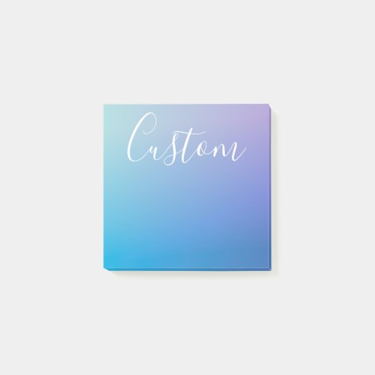 Modernes Editierbares Skriptschreiben | Farbenfroh Post-it Klebezettel (Vorderseite)