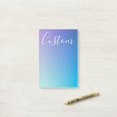 Modernes Editierbares Skriptschreiben | Farbenfroh Post-it Klebezettel (Auf Schreibtisch)