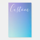 Modernes Editierbares Skriptschreiben | Farbenfroh Post-it Klebezettel (Vorderseite)