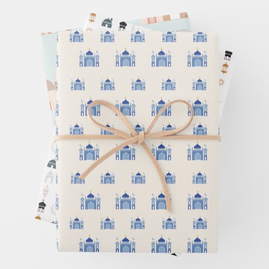 Modernes Eid Mubarak Geschenkpapier Set (Beispiel)