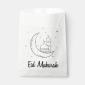 Modernes Eid Mubarak Niedlicher Eid Goodie Bag Geschenktütchen (Vorderseite)