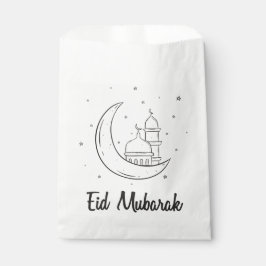Modernes Eid Mubarak Niedlicher Eid Goodie Bag Geschenktütchen