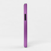 Modernes, einfach lila Wellenmuster Case-Mate iPhone Hülle (Hinten/Rechts)