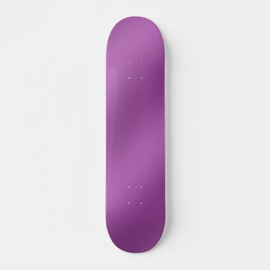 Modernes, einfach lila Wellenmuster Skateboard (Vorne)