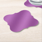 Modernes, einfach lila Wellenmuster Untersetzer (angewinkelt)