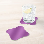 Modernes, einfach lila Wellenmuster Untersetzer (Vor Ort)