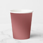 Modernes, einfach rotes Wellenmuster Pappbecher (Links)