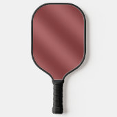 Modernes, einfach rotes Wellenmuster Pickleball Schläger (Rückseite)