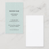 Modernes, einfach strukturiertes, blass blauer Ber Visitenkarte (Vorne/Hinten)
