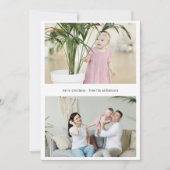 Modernes, einfach zu bestellendes Weihnachten Drei (Vorderseite)