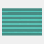 Modernes, einfaches 2-Tone-Streifen geometrisches  Geschenkpapier Set (Vorderseite 3)