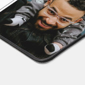 Modernes Einfaches 4-Foto Best Vater Schreibtischunterlage (Ecke)