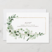 Modernes, einfaches Baby Dusche Foto Champagne Pin Einladung (Rückseite)