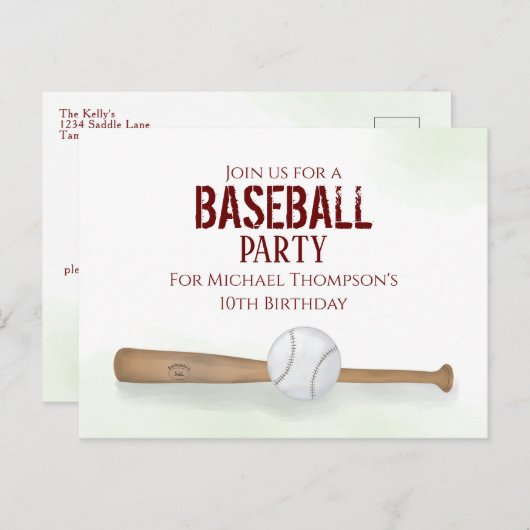 Modernes einfaches Becken zum Geburtstag Postkarte (Vorne/Hinten)