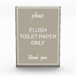 Modernes, einfaches Beige Badezimmer Septikblock Fotoblock