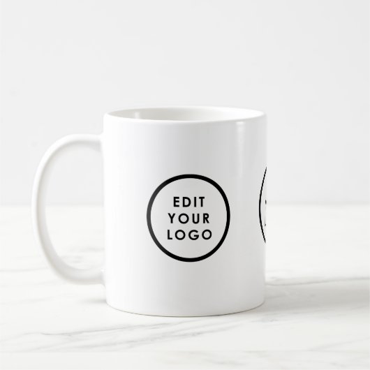 Modernes, einfaches Beruflich Kaffeetasse (Links)