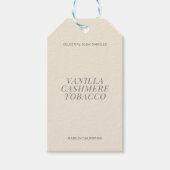 Modernes, einfaches Branding Geschenkanhänger (Vorderseite)