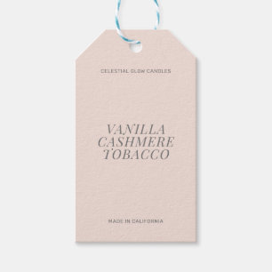 Modernes, einfaches Branding Geschenkanhänger