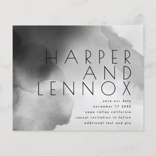 Modernes Einfaches Budget Minimalistisches rettete Flyer (Vorne)