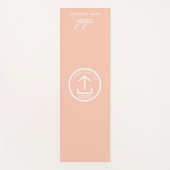 Modernes, einfaches Business-Logo Yogamatte (Vorderseite)