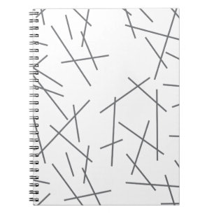 Modernes, einfaches, chaotisches grafisches Zeilen Notizblock