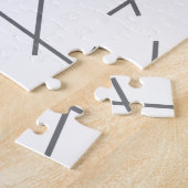 Modernes, einfaches, chaotisches grafisches Zeilen Puzzle (Seite)