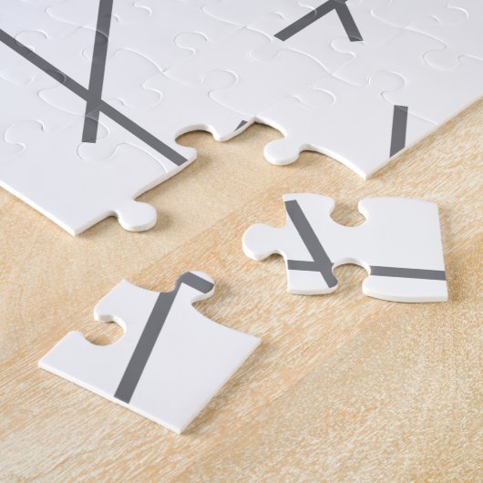 Modernes, einfaches, chaotisches grafisches Zeilen Puzzle (Seite)