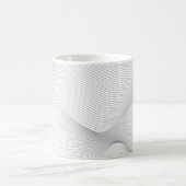 Modernes, einfaches, cooles, abstraktes Bewegungsm Kaffeetasse (Mittel)