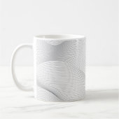Modernes, einfaches, cooles, abstraktes Bewegungsm Kaffeetasse (Links)
