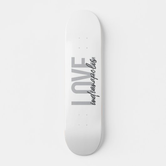 Modernes, einfaches, cooles Design der Liebe India Skateboard (Vorne)