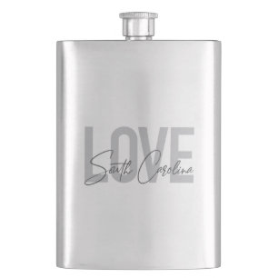 Modernes, einfaches, cooles Design Liebe South Car Flachmann
