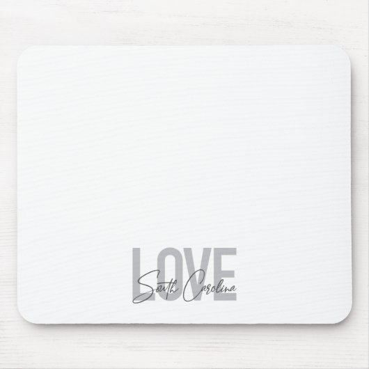 Modernes, einfaches, cooles Design Liebe South Car Mousepad (Vorne)