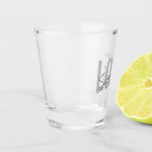 Modernes, einfaches, cooles Design Liebe South Car Schnapsglas (Links)